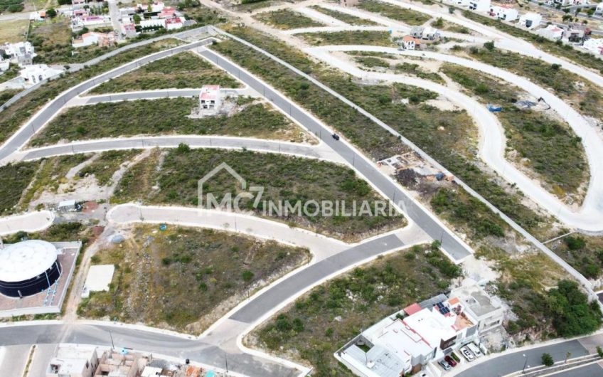 Increíble terreno en Lomas de Juriquilla 250 m²