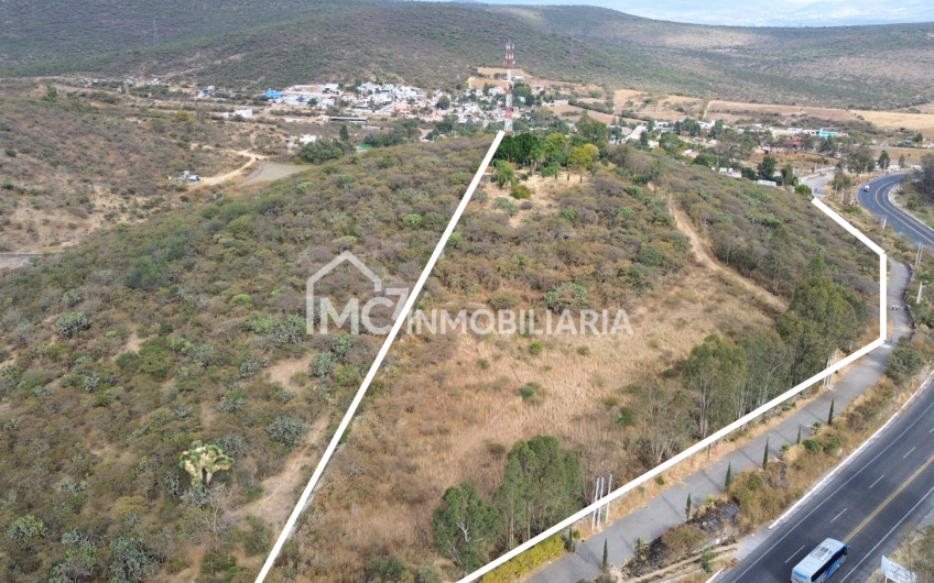 Terreno La Monja sobre la Carretera Querétaro San Miguel de Allende